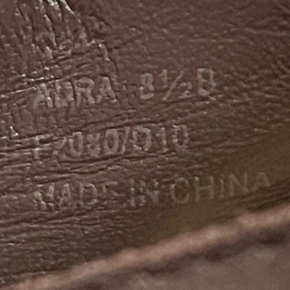 Coach Brown Suede "Adra" Heels - Picture 6 of 9